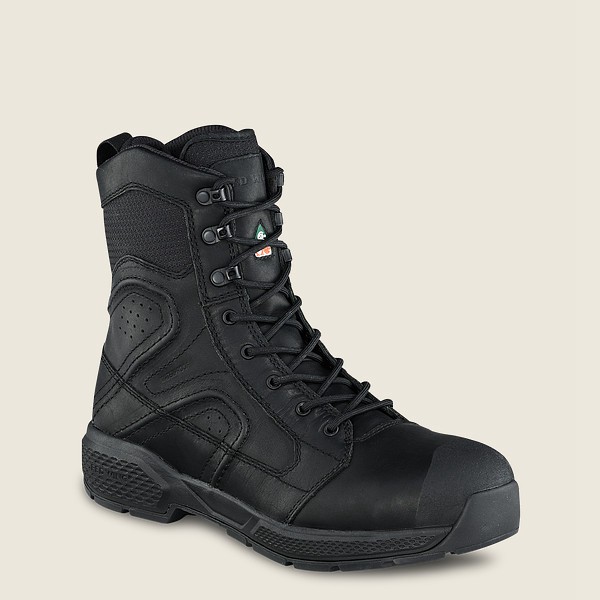 Botas de Seguridad Red Wing Hombre Negros - Exos Lite - 8-Inch Waterproof Csa Toe - 839-JXAFWT